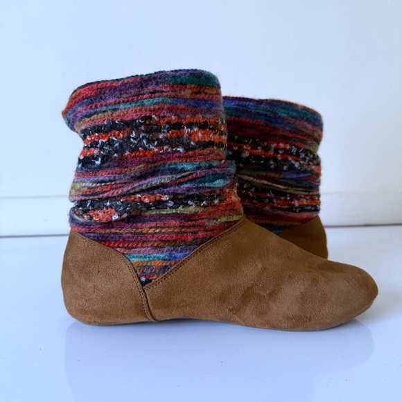 Bearpaw Womens Natoma III Aztec Boots Size 7 Sheep Wool Blend Hickory Brown NWT - Picture 3 of 6